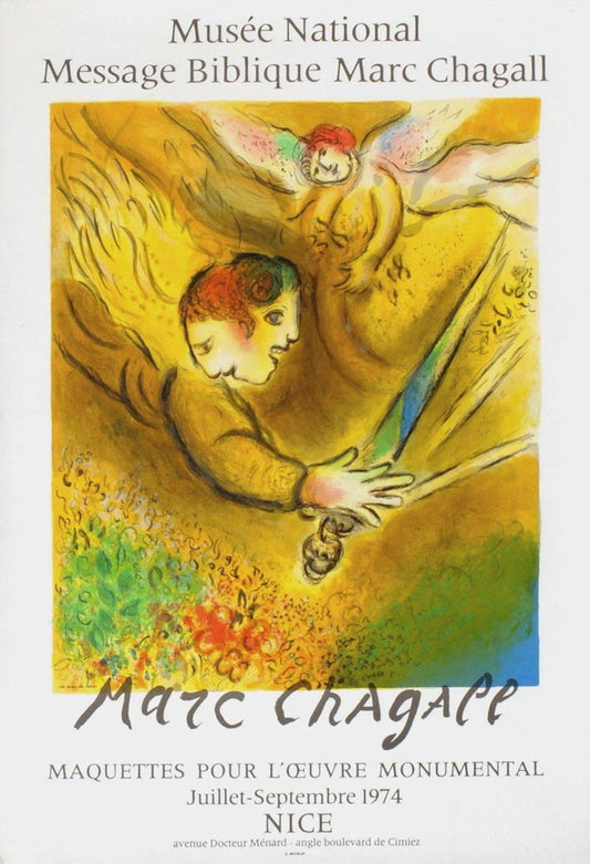 Expo 74, National Biblical Message Museum Poster by Marc Chagall