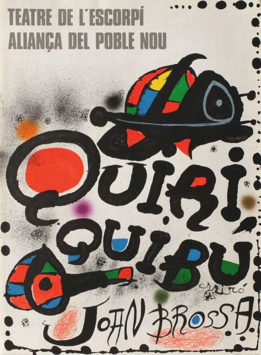 Expo 76 Poster, Quiriquibú Theater Scorpion by Joan Miró