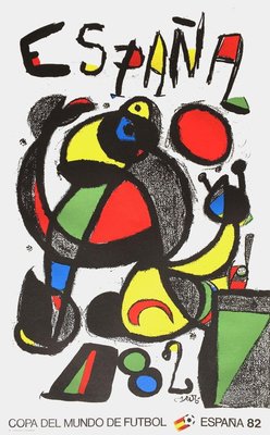 Expo 82 Poster World Cup Soccer by Joan Miro-FMZ-892300