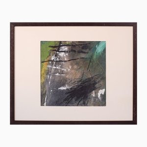 Expressionist Abstract Painting, 20th-century, Acrylic on Canvas, Framed-AOI-1145664