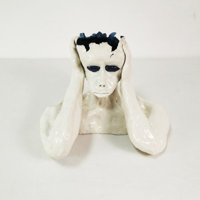 Expressionist Ceramic Sculpture by SPM, England, 1991-ZTG-1787052