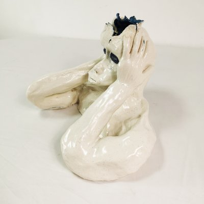 Expressionist Ceramic Sculpture by SPM, England, 1991-ZTG-1787052