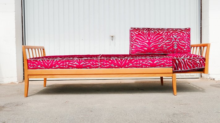 Extendable Beechwood Daybed Sofa, 1970s-KK-1358226