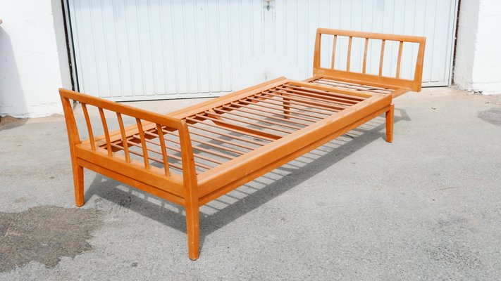 Extendable Beechwood Daybed Sofa, 1970s-KK-1358226