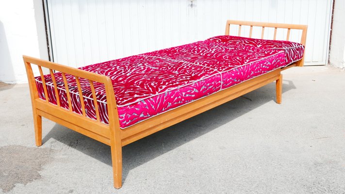 Extendable Beechwood Daybed Sofa, 1970s-KK-1358226