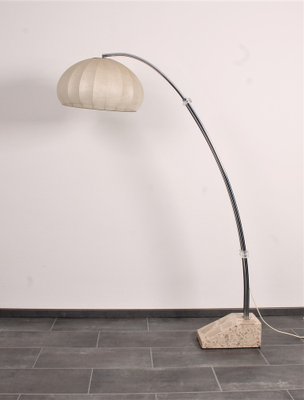 Extendable Bow Floor Lamp with Marble Base from Hustadt Leuchten, 1960s-IV-1702225