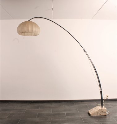 Extendable Bow Floor Lamp with Marble Base from Hustadt Leuchten, 1960s-IV-1702225