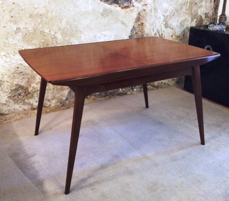 Extendable Dining Table by Louis Van Teeffelen for Webe, 1960s-MCB-2042928