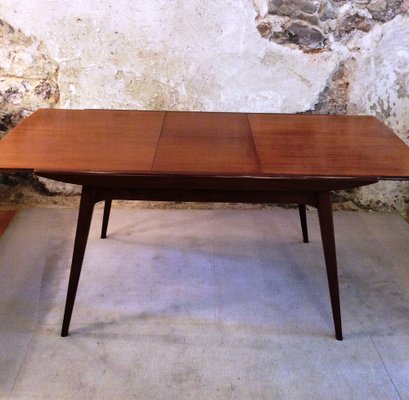 Extendable Dining Table by Louis Van Teeffelen for Webe, 1960s-MCB-2042928