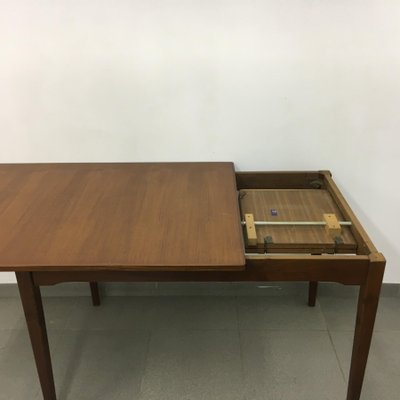 Extendable Dining Table in Teak Wood from Topform, 1960s-BGP-1063244