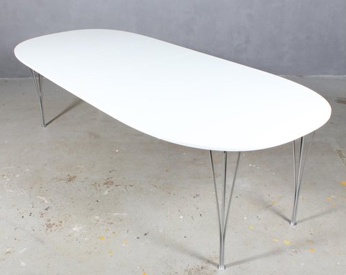 Extendable Ellipse Dining Table by Piet Hein & Bruno Mathsson for Fritz Hansen, 1996-HJB-605830