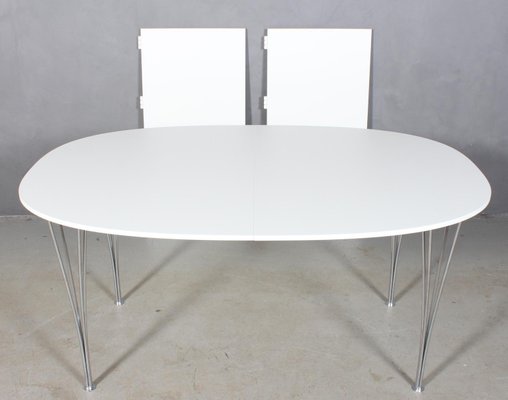 Extendable Ellipse Dining Table by Piet Hein & Bruno Mathsson for Fritz Hansen, 1996-HJB-605830