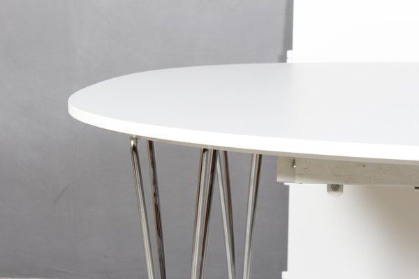 Extendable Ellipse Dining Table by Piet Hein & Bruno Mathsson for Fritz Hansen, 1996-HJB-605830