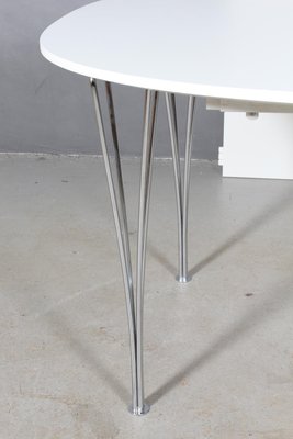 Extendable Ellipse Dining Table by Piet Hein & Bruno Mathsson for Fritz Hansen, 1996-HJB-605830