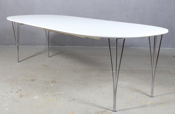 Extendable Ellipse Dining Table by Piet Hein & Bruno Mathsson for Fritz Hansen, 1996-HJB-605830