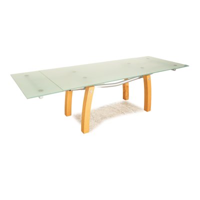 Extendable Glass Dining Table from Bonaldo Blitz-RQW-1748279