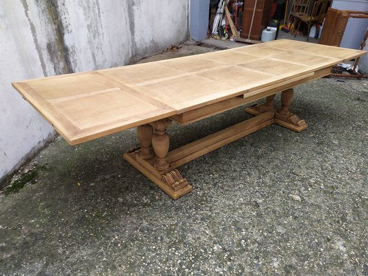 Extendable Monastery Table in Oak, 1950s-EAD-1763356