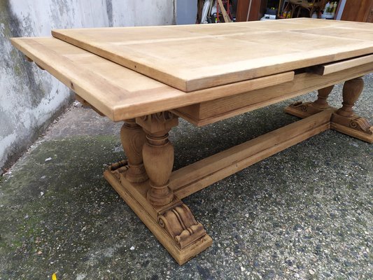 Extendable Monastery Table in Oak, 1950s-EAD-1763356