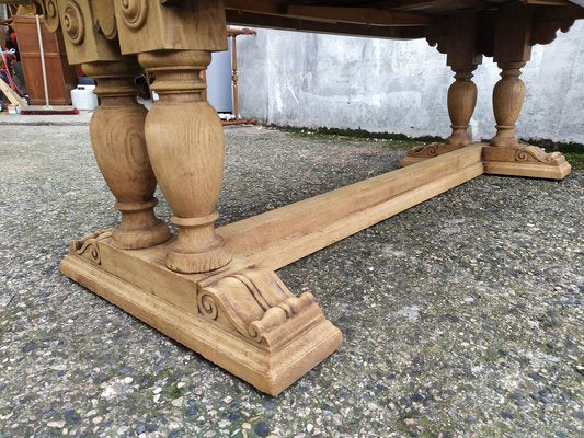 Extendable Monastery Table in Oak, 1950s-EAD-1763356