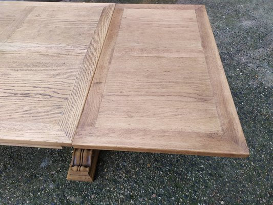 Extendable Monastery Table in Oak, 1950s-EAD-1763356