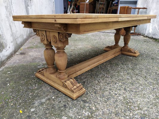 Extendable Monastery Table in Oak, 1950s-EAD-1763356