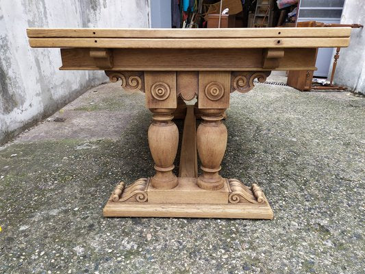 Extendable Monastery Table in Oak, 1950s-EAD-1763356