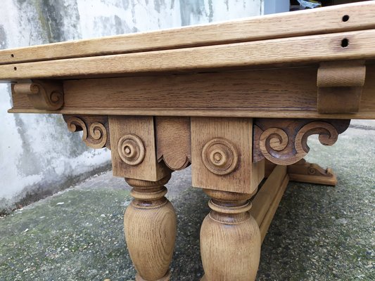 Extendable Monastery Table in Oak, 1950s-EAD-1763356