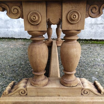 Extendable Monastery Table in Oak, 1950s-EAD-1763356