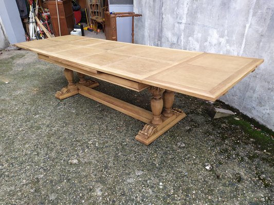 Extendable Monastery Table in Oak, 1950s-EAD-1763356