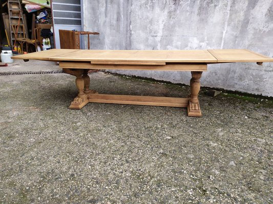 Extendable Monastery Table in Oak, 1950s-EAD-1763356