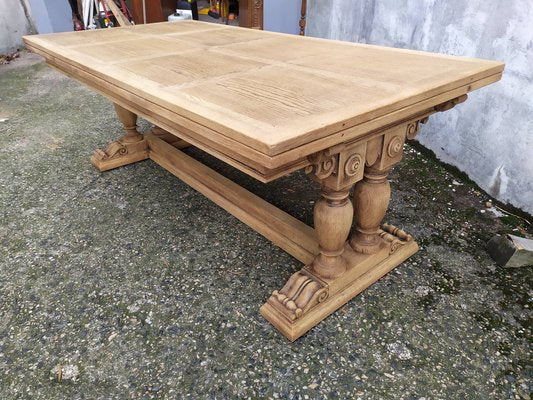 Extendable Monastery Table in Oak, 1950s-EAD-1763356