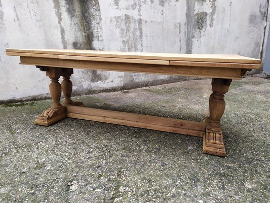 Extendable Monastery Table in Oak, 1950s-EAD-1763356