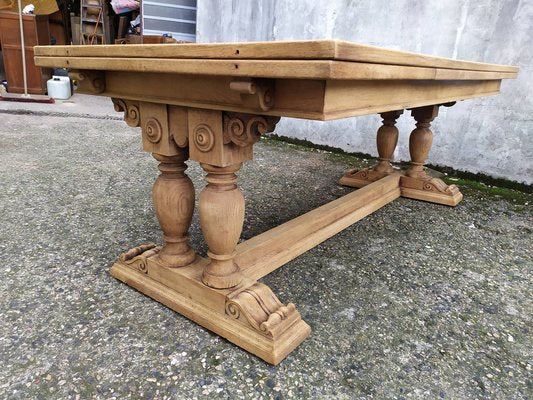 Extendable Monastery Table in Oak, 1950s-EAD-1763356