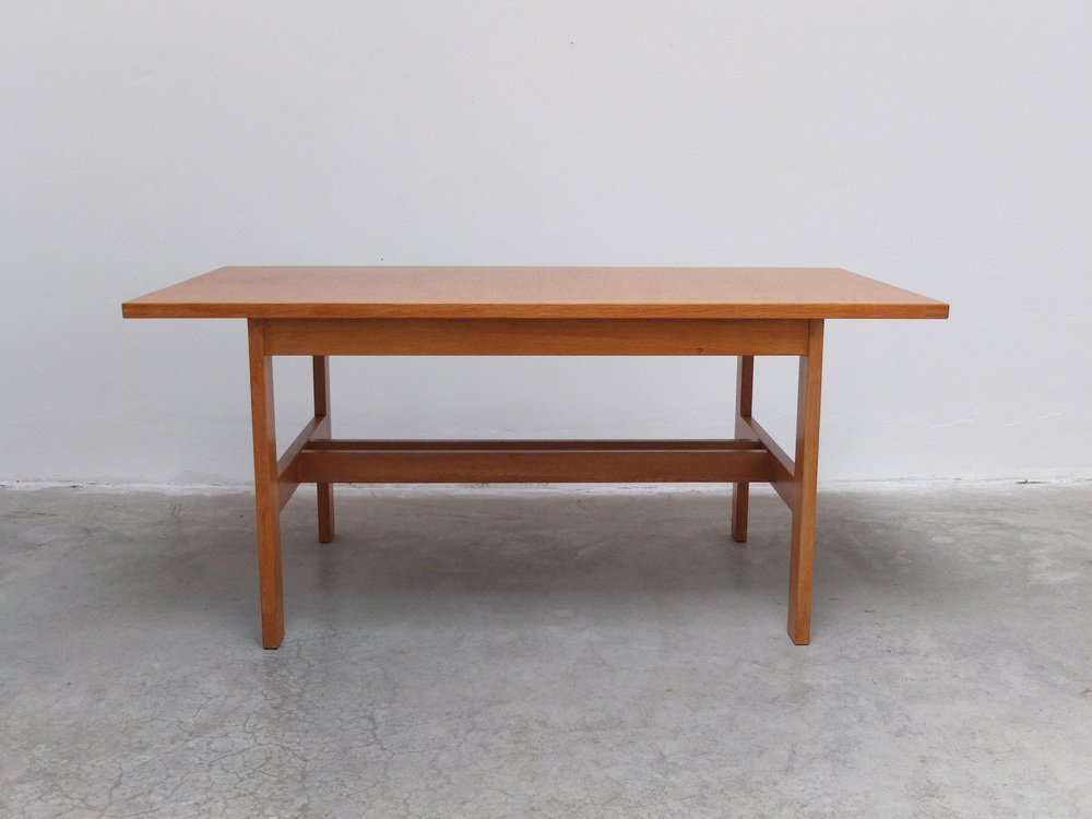 Extendable N-Line Dining Table in Oak by Gebroeders Neirinck, 1968