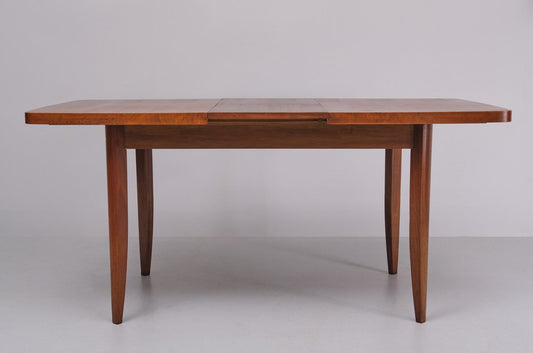 Extendable Nutwood Dinning Table by Zindrich Halabala, 1960s