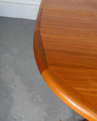 Extendable Oval Dining Table in Teak by E. Valentinsen, 1970-DIP-1767850