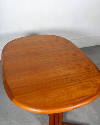 Extendable Oval Dining Table in Teak by E. Valentinsen, 1970-DIP-1767850