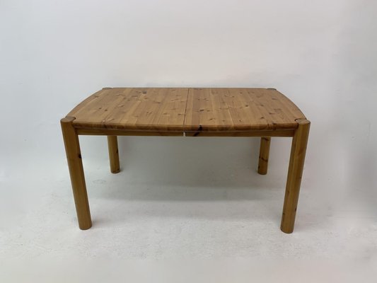 Extendable Pine Wood Dining Table , 1970s-BGP-1325286