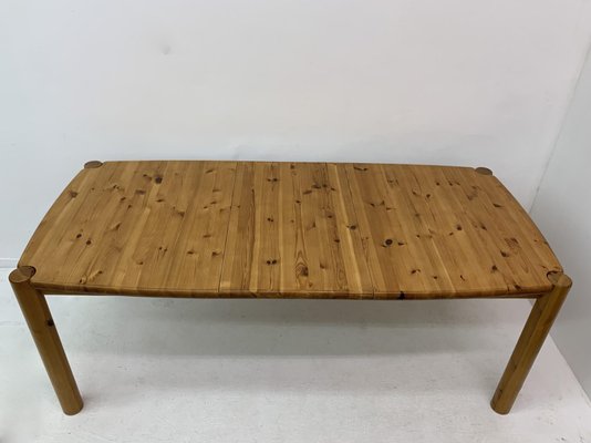 Extendable Pine Wood Dining Table , 1970s-BGP-1325286