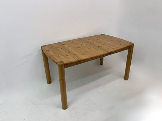 Extendable Pine Wood Dining Table , 1970s-BGP-1325286