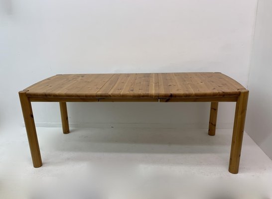 Extendable Pine Wood Dining Table , 1970s-BGP-1325286