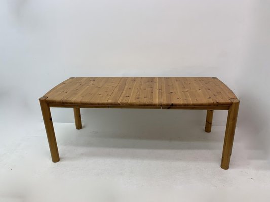 Extendable Pine Wood Dining Table , 1970s-BGP-1325286