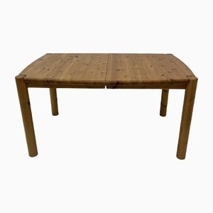 Extendable Pine Wood Dining Table , 1970s-BGP-1325286