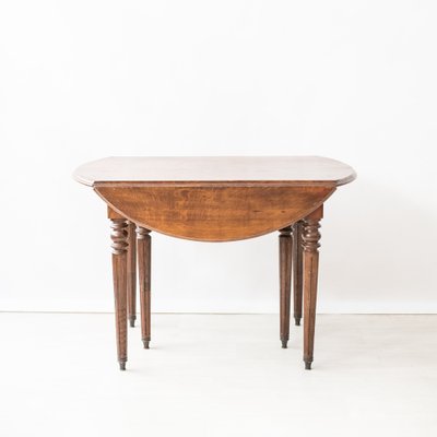 Extendable Round Dining Table, 1890s-NZV-1407987