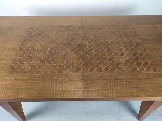 Extendable Table in Marquetry, 1950s-EAD-1048705