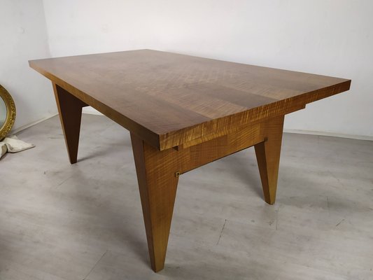 Extendable Table in Marquetry, 1950s-EAD-1048705