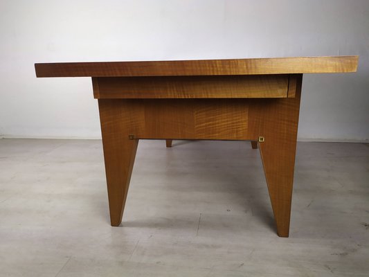 Extendable Table in Marquetry, 1950s-EAD-1048705