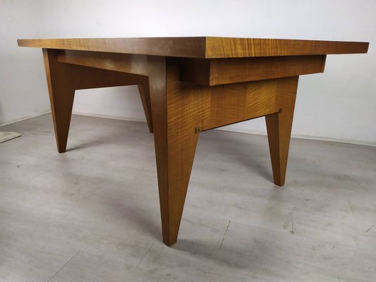 Extendable Table in Marquetry, 1950s-EAD-1048705