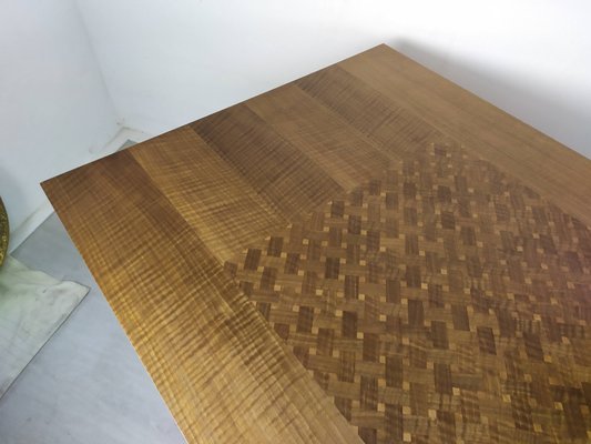 Extendable Table in Marquetry, 1950s-EAD-1048705