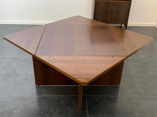 Extendable Table with Overwhelming Envelope Openings attributed to Vittorio Introini for Luigi Sormani, 1970s-IJR-1706629